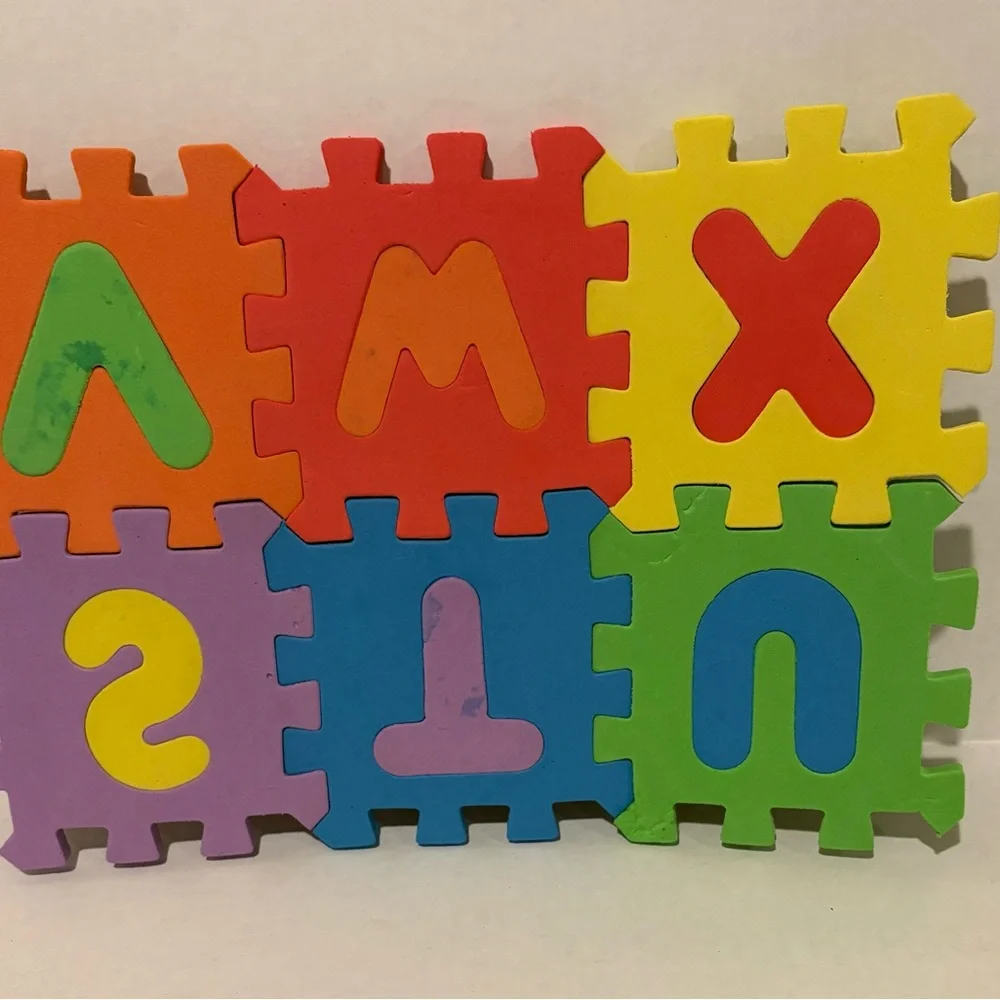 Colorful Alphabet Puzzle Mat for Kids